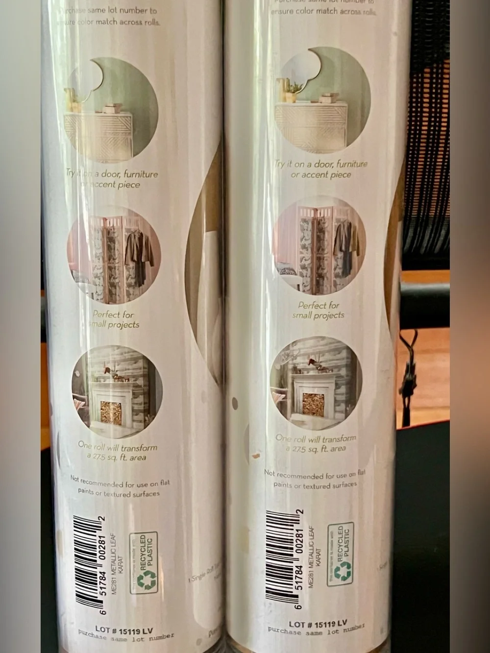 Valspar two rolls